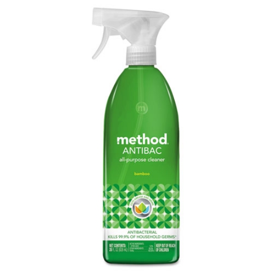 Picture of Antibac All-Purpose Cleaner, Bamboo, 28 Oz Spray Bottle, 8/carton