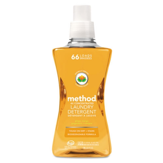 Picture of 4x Concentrated Laundry Detergent, Ginger Mango, 53.5 Oz Bottle, 4/carton