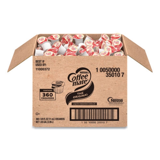 Picture of Liquid Coffee Creamer, Original, 0.38 Oz Mini Cups, 360/carton