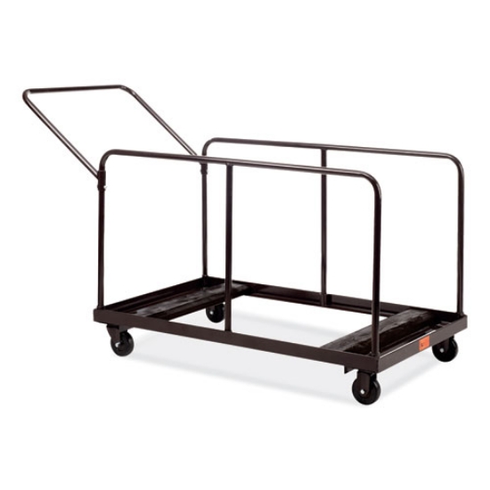 Picture of Folding Table Dolly For Round and Rectangular Tables, 660 lb Capacity, 31.25 x 27.75 x 47.5, Brown,Ships in 1-3 Business Days