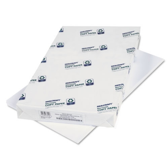 Picture of 7530010855225 SKILCRAFT Colored Copy Paper, 87 Bright, 20 lb Bond Weight, 11 x 17, White, 500 Sheets/Ream, 5 Reams/Carton
