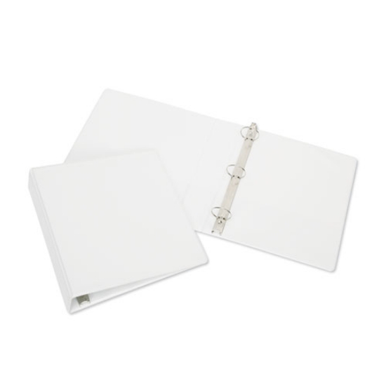 Picture of 7510012034708 Skilcraft Round Ring View Binder, 3 Rings, 1" Capacity, 11 X 8.5, White