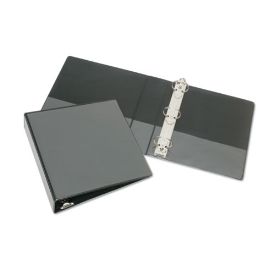 Picture of 7510012835273 Skilcraft Round Ring View Binder, 3 Rings, 2" Capacity, 11 X 8.5, Black