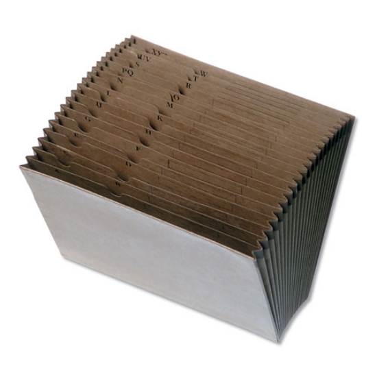 Picture of 7520002861722 SKILCRAFT Expanding File A-Z, 15" Expansion, 21 Sections, 2/5-Cut Tabs, Letter Size, Brown