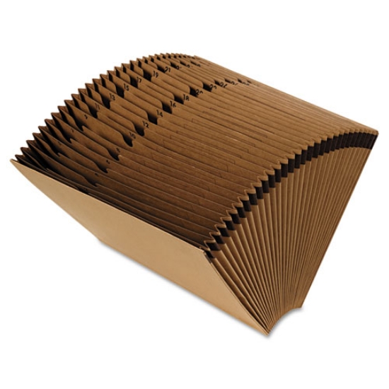 Picture of 7520002861723 SKILCRAFT Expanding File 1-31, 15" Expansion, 31 Sections, 2/5-Cut Tabs, Letter Size, Brown