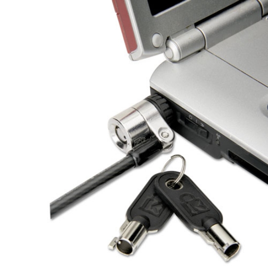 Picture of 5340013842016, Kensington Laptop Security Lock and Cable, 6 ft, 2 Keys, Silver