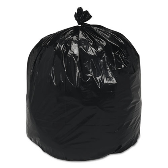 Picture of 8105013862312, Skilcraft Recycled Content Trash Can Liners, 33 Gal, 1.3 Mil, 33" X 40", Brown/black, 100/box