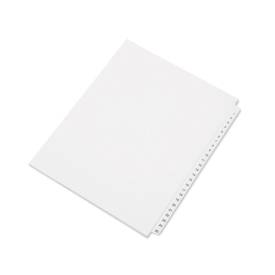 Picture of 7530014072250 SKILCRAFT Table of Contents Index, Allstate Style, 25-Tab, 1 to 25, 11 x 8.5, White, 1 Set