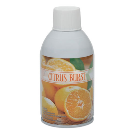 Picture of 6840014598263, SKILCRAFT, Meter Mist Refills, Citrus Burst, 10 oz Aerosol Spray, 12/Box