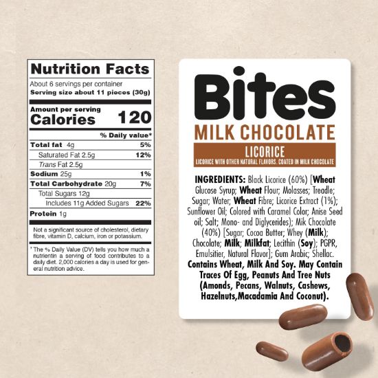 Picture of DL DISTRIBUTION LLC 20088 CHOCLATE LICORICE 7OZ (PK-8-EA)