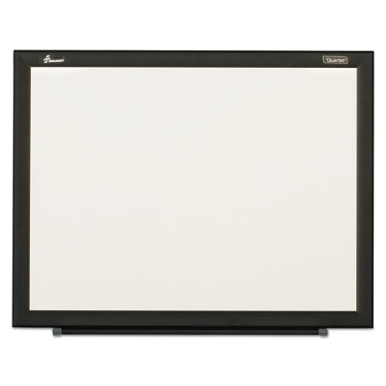 Picture of 7110016511293 SKILCRAFT Quartet Non-Magnetic Melamine Dry Erase Board, 24 x 18, White Surface, Black Aluminum Frame