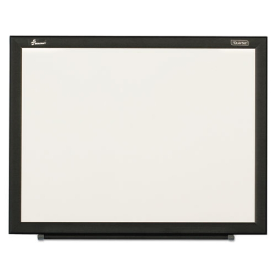 Picture of 7110016511296 SKILCRAFT Quartet Non-Magnetic Melamine Dry Erase Board, 48 x 36, White Surface, Black Aluminum Frame