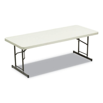 Picture of 7110016716416, SKILCRAFT Blow Molded Folding Tables, Rectangular, 72w x 30d x 35h, Platinum