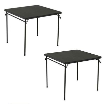 Picture of Cosco Industries, Inc 14-619-BLK2 FOLDING TABLE 34"SQR BLK (PK-2-EA)