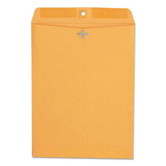 Picture of Clasp Envelope, #90, Square Flap, Clasp/gummed Closure, 9 X 12, Brown Kraft, 100/box