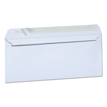 Picture of Peel Seal Strip Business Envelope, #10, Square Flap, Self-Adhesive Closure, 4.13 X 9.5, White, 500/box