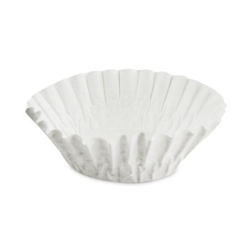 Picture of Basket Filters For Drip Coffeemakers, 10 To 12 Cup Size, White, 200/pack