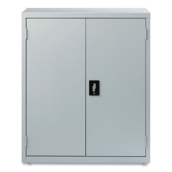 Picture of Fully Assembled Storage Cabinets, 3 Shelves, 36" x 18" x 42", Light Gray
