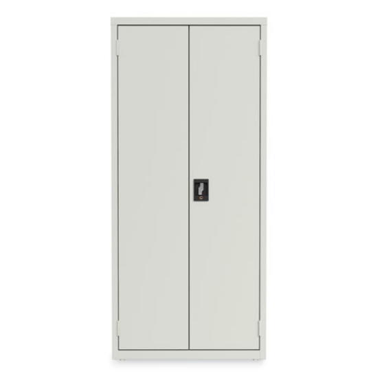 Picture of Fully Assembled Storage Cabinets, 3 Shelves, 30" x 15" x 66", Light Gray