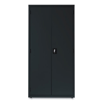 Picture of Fully Assembled Storage Cabinets, 5 Shelves, 36" x 18" x 72", Black