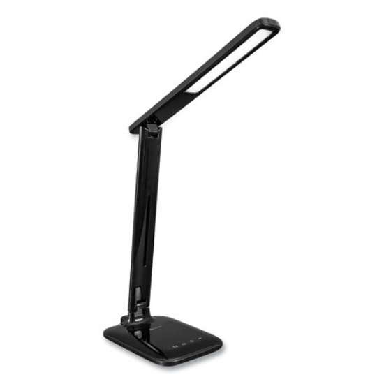 Picture of Wellness Series Slimline LED Desk Lamp, 5" to 20.25" High, Black, Ships in 1-3 Business Days