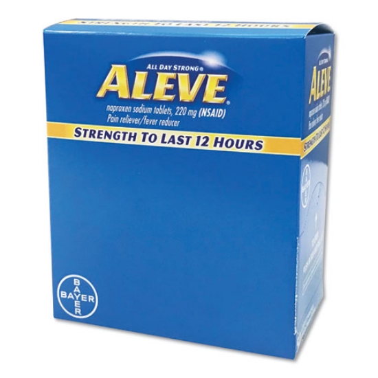 Picture of Pain Reliever Tablets, 50 Packs/box