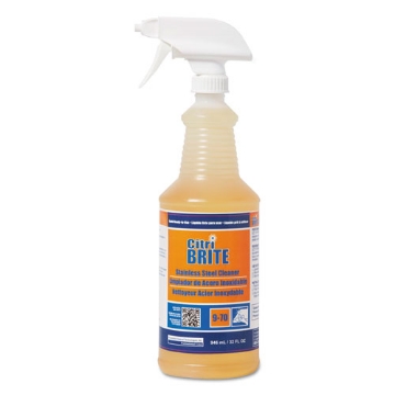 Picture of Citri-Brite Stainless Steel Cleaner/polish, Citrus, 32 Oz Spray Bottle, 4/carton