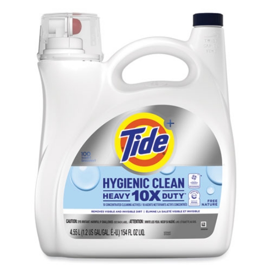 Picture of Hygienic Clean Heavy 10x Duty Liquid Laundry Detergent, Unscented, 154 oz Bottle, 4/Carton