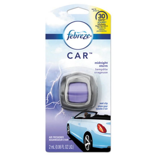 Picture of Car Air Freshener, Midnight Storm, 2 Ml Clip, 8/carton