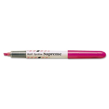 Picture of Spotliter Supreme Highlighter, Fluorescent Pink Ink, Chisel Tip, Pink/white Barrel
