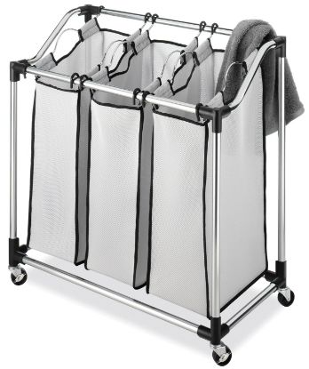 Picture of Whitmor 6862-3260 TRIPLE LAUNDRY SORT GRY (EA)