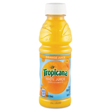 Picture of 100% Juice, Orange, 10oz Bottle, 24/carton