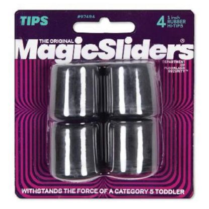 Picture of MAGIC CHEF 97484 LEG TIPS 1" BLACK 4PK (EA)