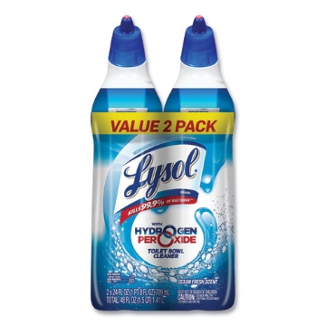 Picture of Toilet Bowl Cleaner With Hydrogen Peroxide, Ocean Fresh, 24 Oz, 2/pack