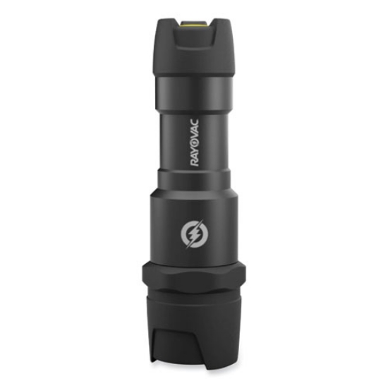 Picture of Virtually Indestructible LED Flashlight, 3 AAA Batteries (Included), Black