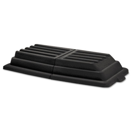 Picture of Hinged Dome Tilt Truck Lid, 31.75w X 61d X 8.75h, Black