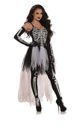 Picture of Underwraps Child Code UR29617SM WOMEN'S SEXY SKELETON COSTUME-SM (EA)