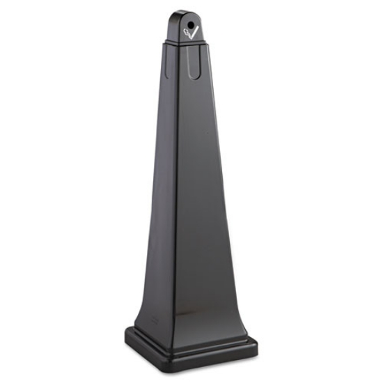 Picture of GroundsKeeper Cigarette Waste Collector, Pyramid, 1 gal, 12.25 x 39.75,  Black