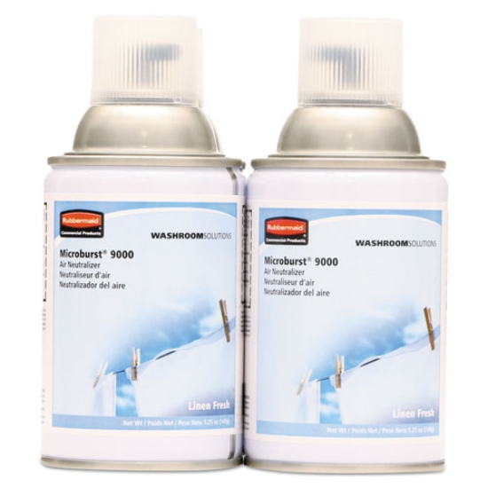 Picture of Tc Microburst 9000 Air Freshener Refill, Linen Fresh, 5.3 Oz Aerosol Spray, 4/carton