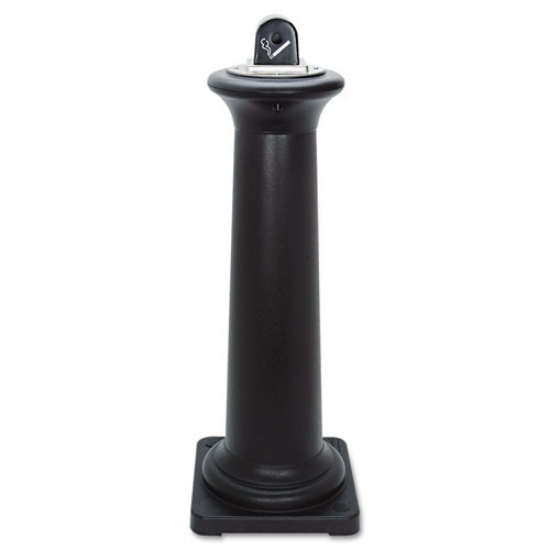 Picture of GROUNDSKEEPER TUSCAN RECEPTACLE, 22.05 GAL, 13 DIA X 38.38H, BLACK