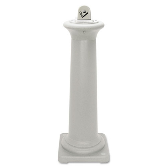 Picture of GROUNDSKEEPER TUSCAN RECEPTACLE, 22.05 GAL, 13 DIA X 38.38H, SANDSTONE