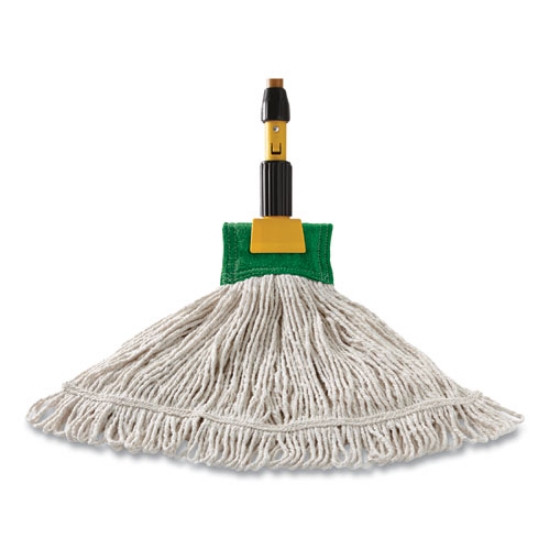 Picture of Web Foot Blend Shrinkless Mop Head, Cotton/synthetic, Small, Orange, 6/carton
