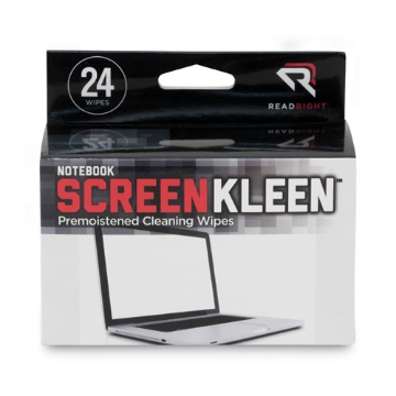 Picture of Notebook Screenkleen Pads, Cloth, 7 X 5, White, 24/box