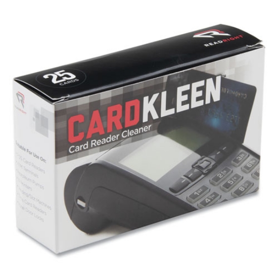 Picture of Cardkleen Presaturated Magnetic Head Cleaning Cards, 3 3/8" X 2 1/8", 25/box