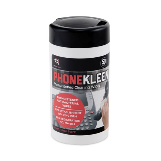 Picture of PhoneKleen Wet Wipes, Cloth, 5 x 5, 50/Tub