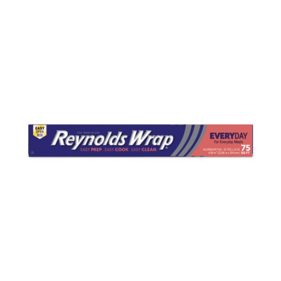 Picture of Standard Aluminum Foil Roll, 12" X 75 Ft, Silver, 35 Rolls/carton