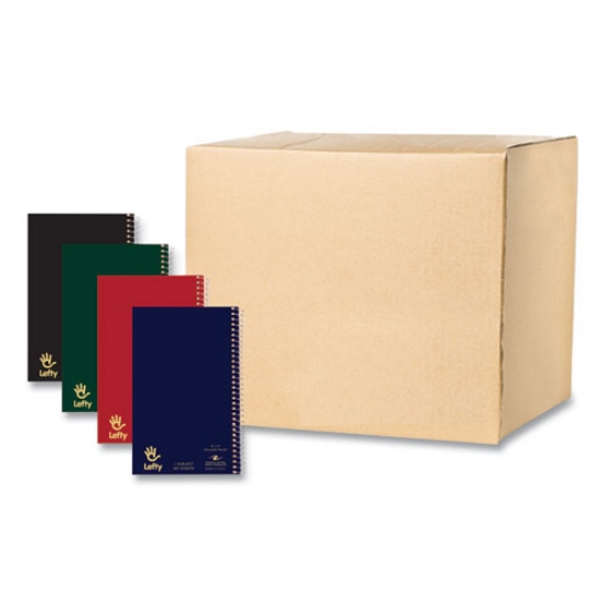 Picture of Lefty Notebook, 1-Subject, Medium/College Rule, Random Asst Cover Color, (80) 8 x 5 Sheet, 24/CT, Ships in 4-6 Business Days