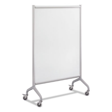 Picture of Rumba Full Panel Whiteboard Collaboration Screen, 36w X 16d X 54h, White/gray