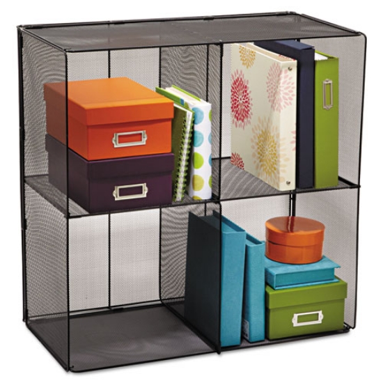 Picture of Onyx Mesh Cube, 28.5w X 14.5d X 28.5h, Black