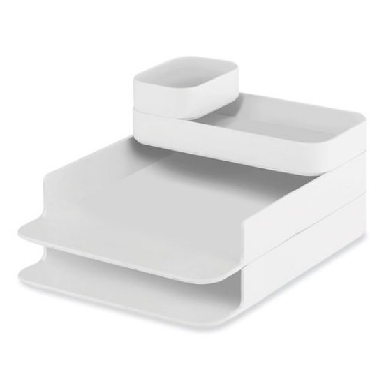 Picture of Portable Caddy, 6 Compartments, Plastic, 12.75 x 7.25 x 8.5, White, Ships in 1-3 Business Days